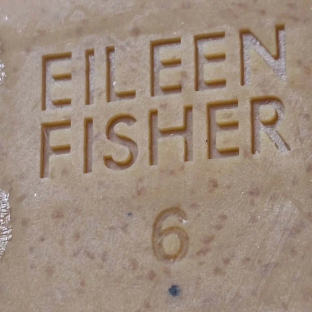 Eileen Fisher (NEW) Leather Mica Quiet Luxury Metallic Lee 2 Espadrille Shoes 6